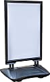 Azar Displays Plastic/Metal Vertical Large Indoor/Outdoor 2-Sided Sidewalk Frame, 43"H x 34"W x 25"D, Black 1 thumbnail image