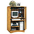 Sauder® Cottage Home Computer Armoire, 54 1/4"H x 32 3/8"W x 23 1/4"D, Bishop Pine