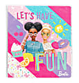 Innovative Designs 3-Ring Licensed Vinyl Binder, 1" Round Rings, Barbie 1 thumbnail image