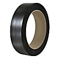 Office Depot® Brand Smooth Polyester Strapping, 1/2" x 2,900', Black, Pack Of 2 Rolls