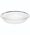 Cambro Camwear Round Pebbled Bowls, 12", Clear, Set Of 12 Bowls