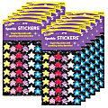 Trend Sparkle Stickers, Star Brights, 72 Stickers Per Pack, Set Of 12 Packs