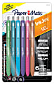 Paper Mate InkJoy Gel Pens, Metallic Pens, Retractable, Medium Point, (0.8mm) Assorted Colors, 6 Count