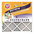 Arm & Hammer Maximum Allergen & Odor Reduction Air Filters, 25"H x 16"W x 1"D, Pack Of 4 Air Filters