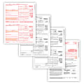 ComplyRight 1099-DIV Tax Forms, 4-Part, 8-1/2" x 11", Pack of 10 Forms