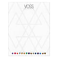 Custom Full-Color Flat Print Stationery Letterhead, Letter Size (8 1/2" x 11"), 100% Recycled, White, Box Of 250