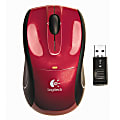 Logitech® V320 Cordless Optical Mouse For Notebooks, Red