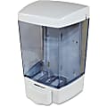 Genuine Joe Liquid Soap Dispenser - Manual - 1.44 quart Capacity - See-through Tank, Water Resistant - White - 1 Each 1 thumbnail image