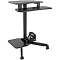 Eaton Tripp Lite Series Rolling Desk TV/Monitor Cart - Adjustable - Cart (fasteners, keyboard shelf, wrench, monitor shelf) -  - WWSSRDSTC 1 thumbnail image
