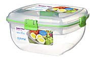 Sistema® Salad Max To Go™ Food Storage Container, 1.3 Liter, Assorted Colors