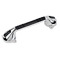 HealthSmart® Suction Cup Grab Bar With Germ Protection, 16"H x 2"W x 3 1/2"D, Chrome 1 thumbnail image