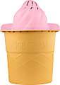 Nostalgia 4-Quart Swirl Cone Ice Cream Maker, Strawberry Red 1 thumbnail image
