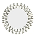 Kenroy Home Wall Mirror, Gilbert, 36"H x 36"W x 1"D, Silver 1 thumbnail image