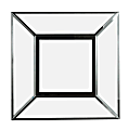 Kenroy Home Wall Mirror, Cubic, 30"H x 30"W x 1"D, Black