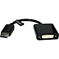 QVS DisplayPort Male to DVI Female 4K/Eyefinity Active Adaptor - First End: 1x DisplayPort Digital Audio/Video - DPDVIAMF 1 thumbnail image