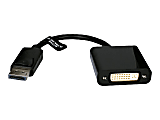 QVS DisplayPort Male to DVI Female 4K/Eyefinity Active Adaptor - First End: 1x DisplayPort Digital Audio/Video - DPDVIAMF 1 thumbnail image