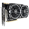 MSI GTX 1080 Ti ARMOR 11G OC GeForce GTX 1080 Ti Graphic Card - 1.53 GHz Core - 1.65 GHz Boost Clock - 11 GB GDDR5X - 352 bit Bus Width - Fan Cooler - DirectX 12, OpenGL 4.5 - 2 x DisplayPort - 2 x HDMI - 1 x Total Number of DVI (1 x DVI-D) 1 thumbnail image