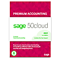 Sage 50cloud Premium Accounting 2021 U.S. 2-User One Year Subscription (Windows)
