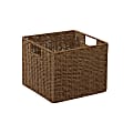 Honey-Can-Do Paper Rope Storage Crate, Medium Size, Brown 1 thumbnail image