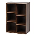 IRIS 33"H 6-Cube Storage Bookcase, Brown 1 thumbnail image