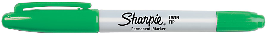 Sharpie® Twin-Tip Permanent Marker, Green