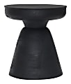 Zuo Modern Sage Table Stool, 18-1/8”H x 14-1/4”W x 14-1/4”D, Matte Black