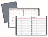 Office Depot® Brand Weekly/Monthly Planner, 9" x 11", Silver, January To December 2019
