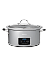 Betty Crocker 6-Quart Oval Digital Slow Cooker, Silver 1 thumbnail image
