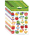 Eureka Scented Stickers, Apple, 80 Stickers Per Pack, Set Of 6 Packs