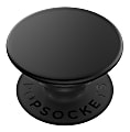 PopSockets Phone Stand, 1.5"H x 1.5"W x 0.25"D, Aluminum Black