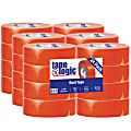 Tape Logic® Color Duct Tape, 3" Core, 2" x 180', Orange, Case Of 24