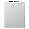 Quartet® Magnetic Unframed Melamine Dry-Erase Whiteboard, 8 1/2" x 11", Silver 1 thumbnail image