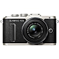 Olympus PEN E-PL8 16.1 Megapixel Mirrorless Camera with Lens - 14 mm - 42 mm - Black - 3" Touchscreen LCD - 3x Optical Zoom - Optical (IS) - 4608 x 3456 Image - 1920 x 1080 Video - HD Movie Mode - Wireless LAN