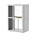 FlexiSpot EP2FW-Kit 2-Person Soundproof Booth, White, 89"H x 59"W 1 thumbnail image