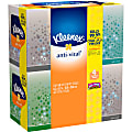 Kleenex® Anti-Viral 3-Ply Facial Tissue, White, 68 Tissues Per Box, Case Of 4 Boxes
