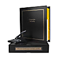 Custom LLC Corporate Kit, 1-1/2" Black Binder, 20 Blue Stock Certificates, 1-5/8" Corporate Seal Embosser 1 thumbnail image