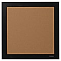 Quartet® Home Organization Cork Bulletin Board, 14" x 14", Wood Frame With Black Finish 1 thumbnail image