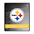 Markings by C.R. Gibson® Round-Ring Binder, 1" Rings, Pittsburgh Steelers