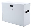 Realspace® File Storage Box, Letter Size, 14" x 10-1/4" x 5-1/2", White