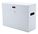 Realspace® File Storage Box, Letter Size, 14" x 10-1/4" x 5-1/2", White 1 thumbnail image