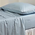 Dormify Robin Classic Cotton Sheet Set, Full, Dusty Blue 1 thumbnail image
