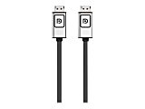 Belkin 3ft DisplayPort Cable with Latches Video/Audio - DP 4K M/M - Black - Male - DisplayPort Male - 3ft - Black