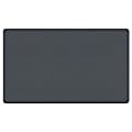 Ghent Fabric Bulletin Board With Wrapped Edges, 36" x 46-1/2", Gray