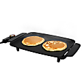 MegaChef Electric Grill With Nonstick Coating, 5”H x 9-1/2”W x 11-13/16”D, Black 1 thumbnail image
