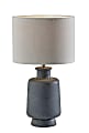 Adesso Skylar Table Lamp, 24-1/2”H, Taupe Fabric Shade/Weathered Gray Base 1 thumbnail image