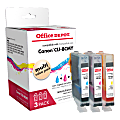 Office Depot® Brand Remanufactured Cyan, Magenta, Yellow Ink Cartridge Replacement For Canon® CLI-8CMY, Pack Of 3, OD08CMY