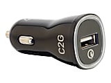 C2G - Car power adapter - 1.5 A - QC 2.0 (USB) - black 1 thumbnail image