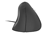 Urban Factory Ergo Mouse EMR01UF-V2 - Vertical mouse - ergonomic - right-handed - optical - 3 buttons - wired - USB - black