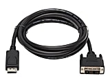 Eaton Tripp Lite Series DisplayPort to DVI Adapter Cable (DP with Latches to DVI-D Single Link M/M), 10 ft. (3.1 m) - P581010 1 thumbnail image