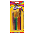 Cra-Z-Art All-Purpose Artist Brush Set, Assorted Colors, Pack Of 7 Brushes